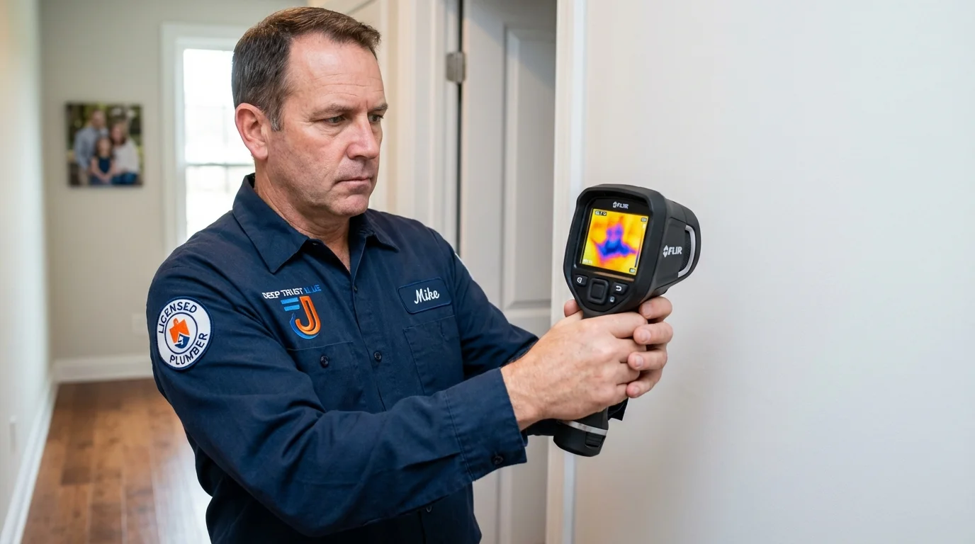 Thermal imaging leak detection by Johns Plumbing LLC in Tinley Park